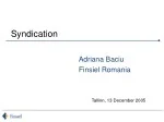 Advanced Collaborative Syndication Using RDF Channels - slide 1