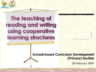 The teaching of  reading and writing using cooperative learning structures