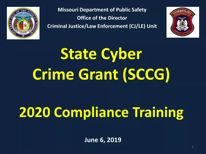 state cyber crime grant sccg 2020 compliance training