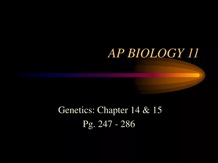 ap biology 11