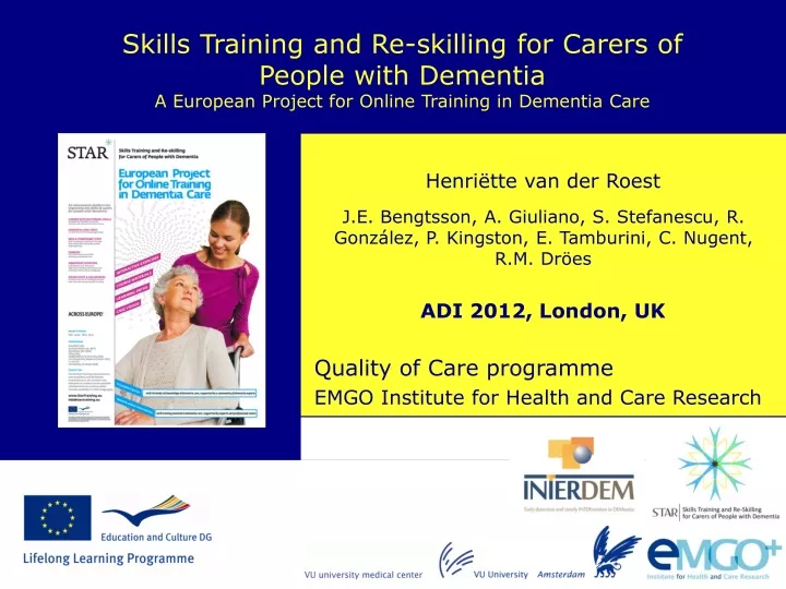 skills training and re skilling for carers