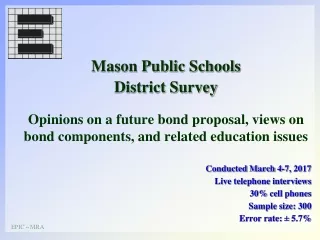 Mason Public Schools  District Survey