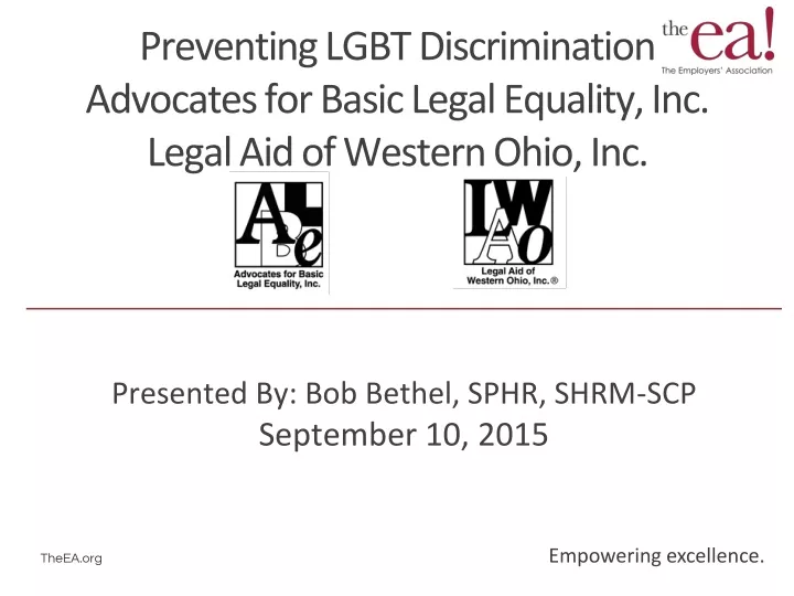 preventing lgbt discrimination advocates