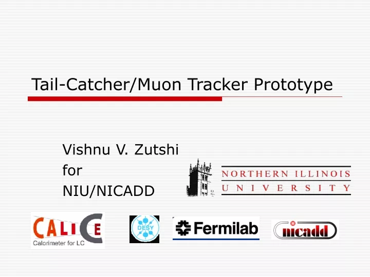 tail catcher muon tracker prototype
