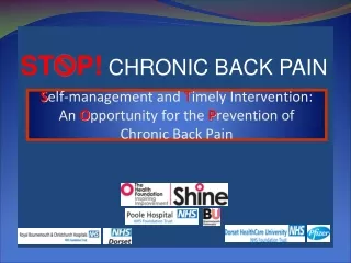 ST   P! CHRONIC BACK PAIN
