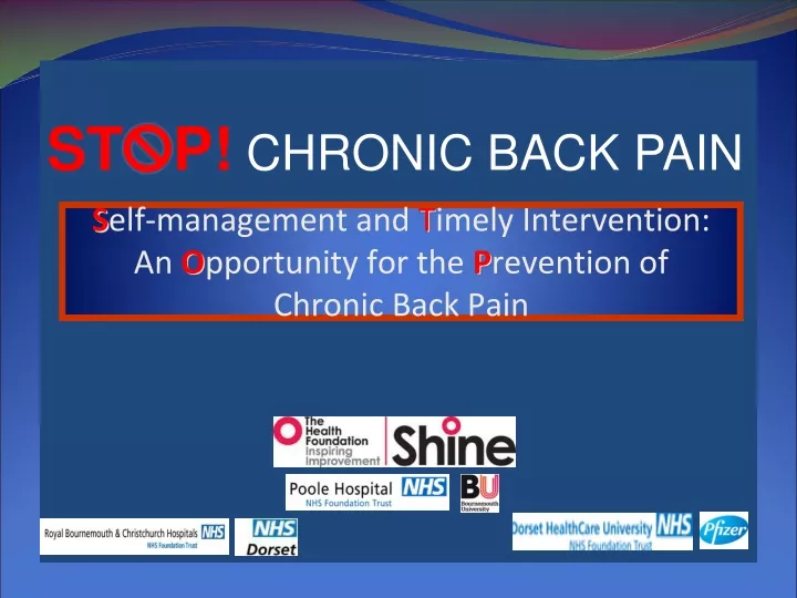 st p chronic back pain