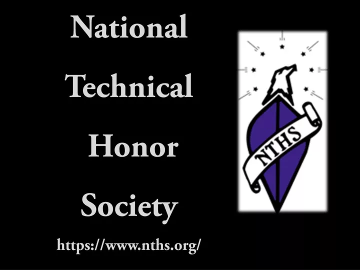 national technical honor society https www nths