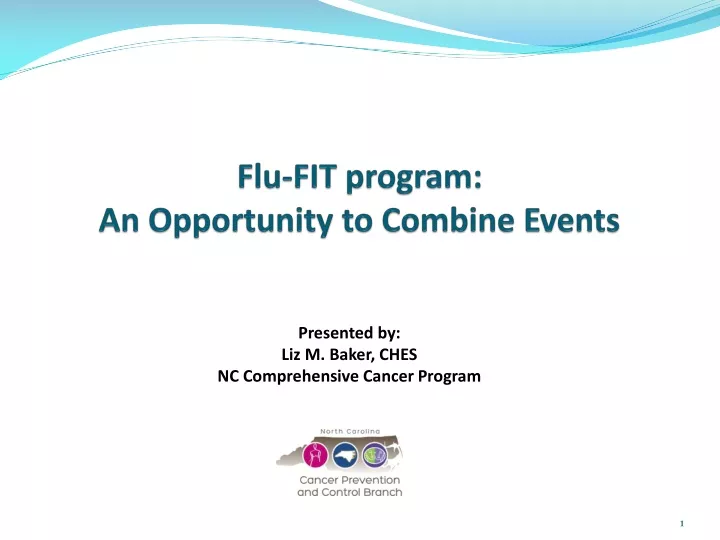 flu fit program an opportunity to combine e vents