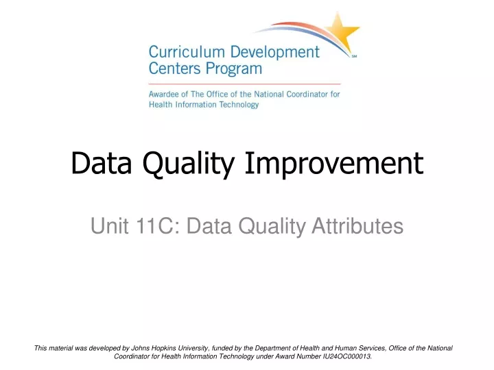 data quality improvement
