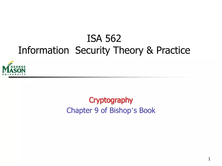 isa 562 information security theory practice