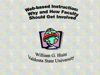 Web-based Instruction:  Why and How Faculty Should Get Involved