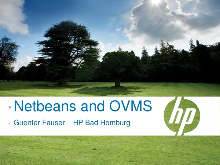 netbeans and ovms guenter fauser hp bad homburg