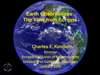 Earth Observations: The View from Scripps