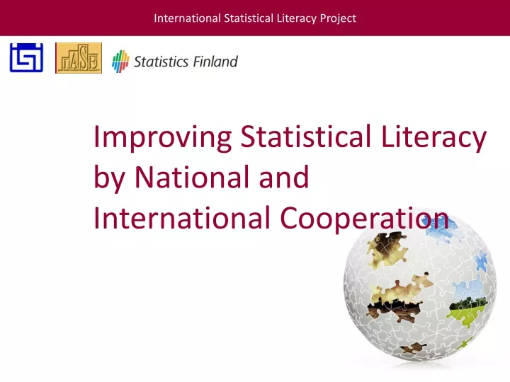 improving statistical literacy by national and international cooperation
