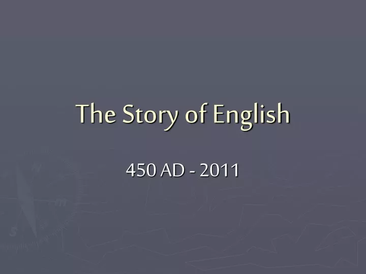 the story of english