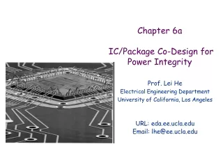 Chapter 6a  IC/Package Co-Design for Power Integrity