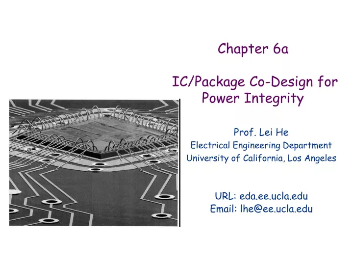 chapter 6a ic package co design for power integrity