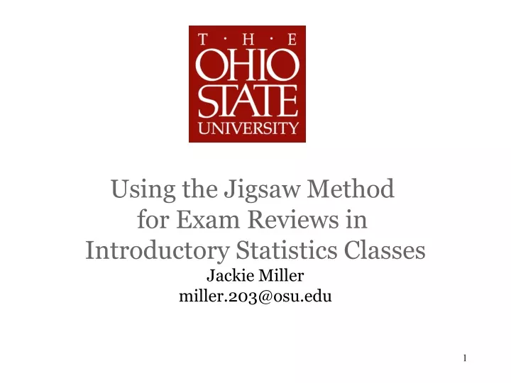 using the jigsaw method for exam reviews