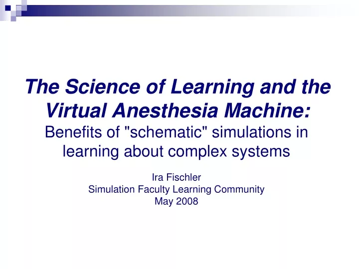the science of learning and the virtual