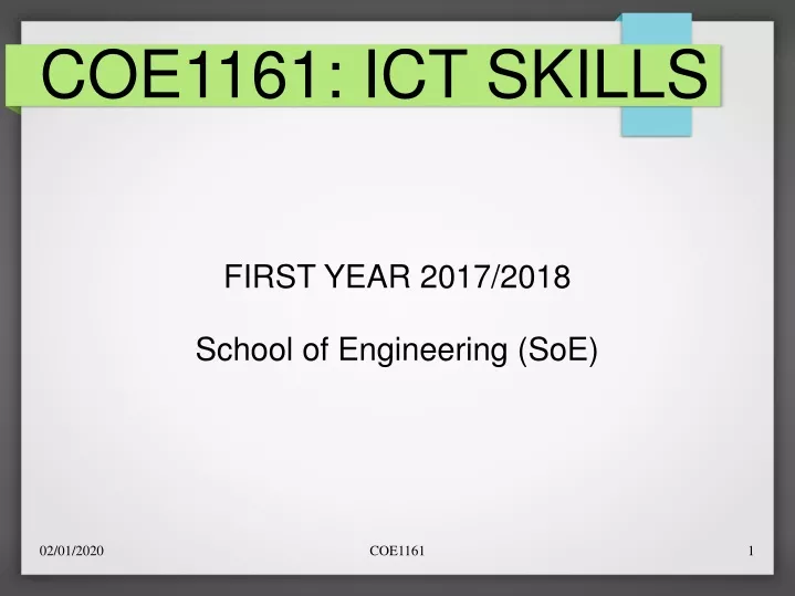 first year 2017 2018 school of engineering soe