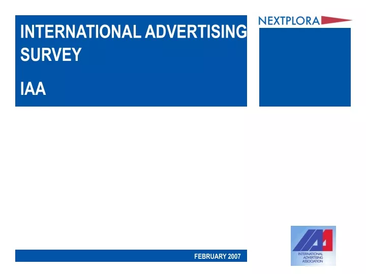 international advertising survey iaa
