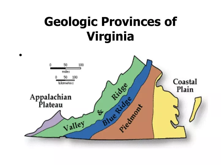 geologic provinces of virginia