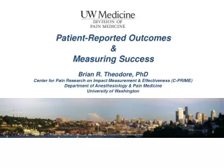 Patient-Reported Outcomes &amp;  Measuring Success
