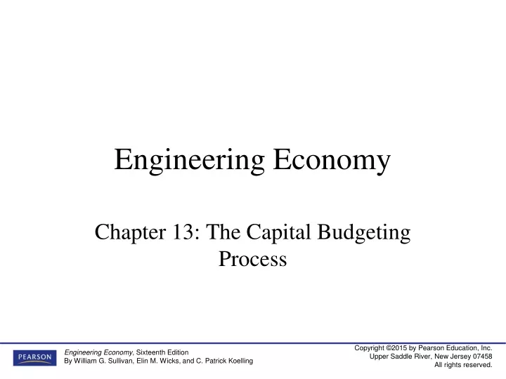 engineering economy