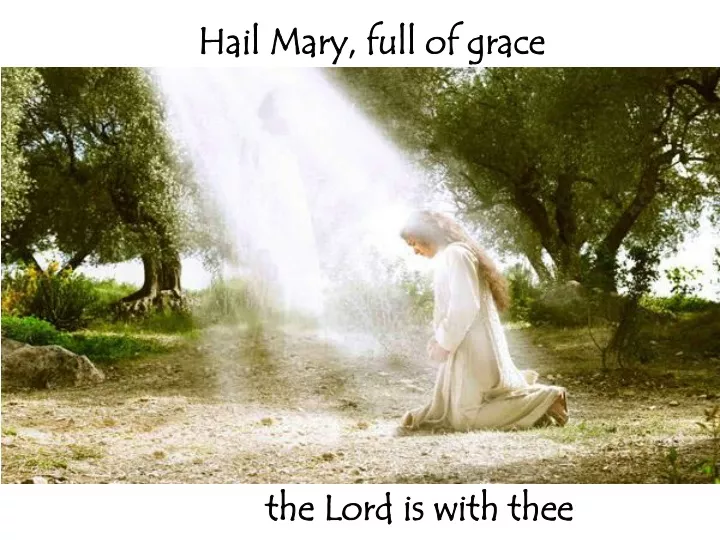 hail mary full of grace