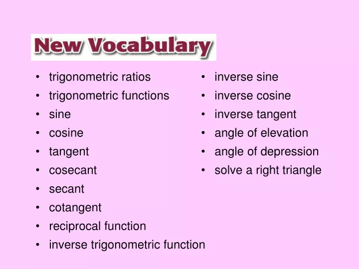 vocabulary