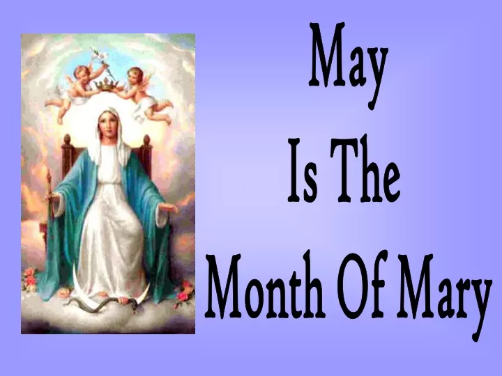 may is the month of mary