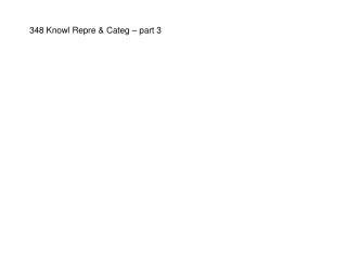 348 Knowl Repre &amp; Categ – part 3