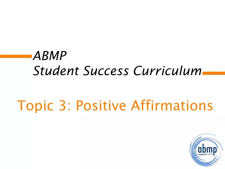 abmp student success curriculum