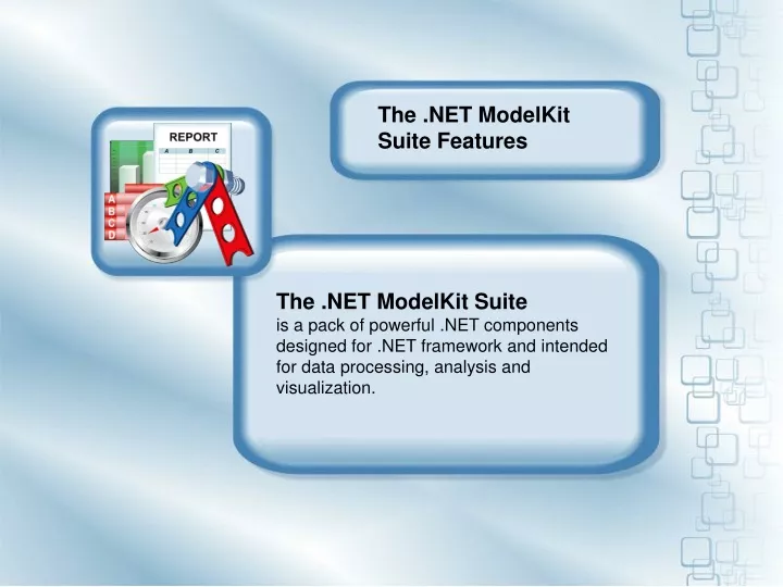 the net modelkit suite features