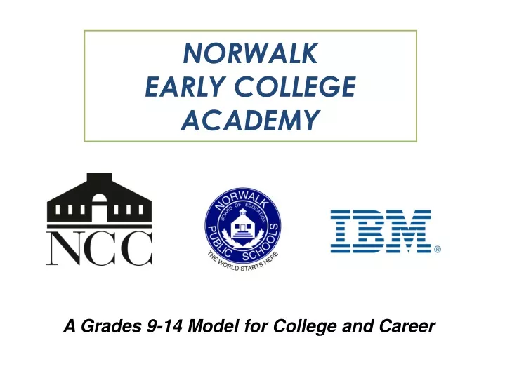 norwalk early college academy