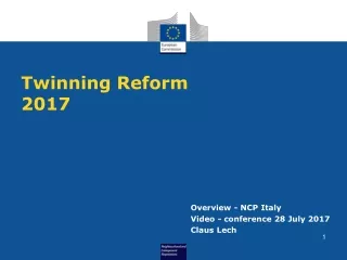 Twinning Reform 2017