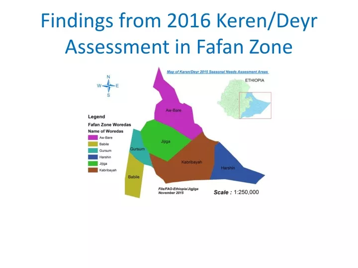 findings from 2016 keren deyr assessment in fafan zone