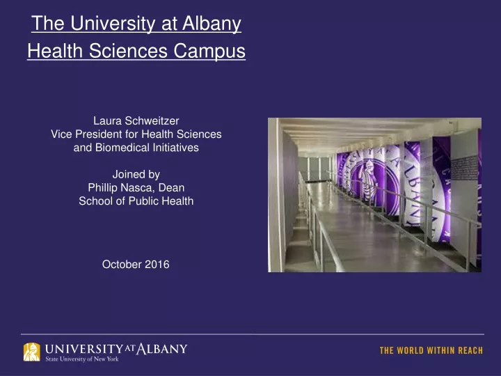 the university at albany health sciences campus