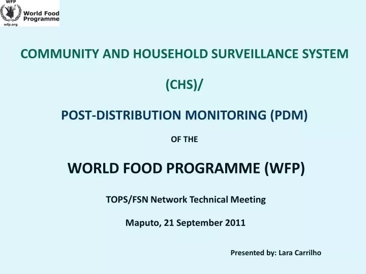 community and household surveillance system