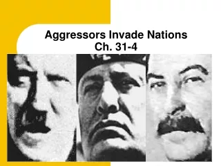 Aggressors Invade Nations Ch. 31-4