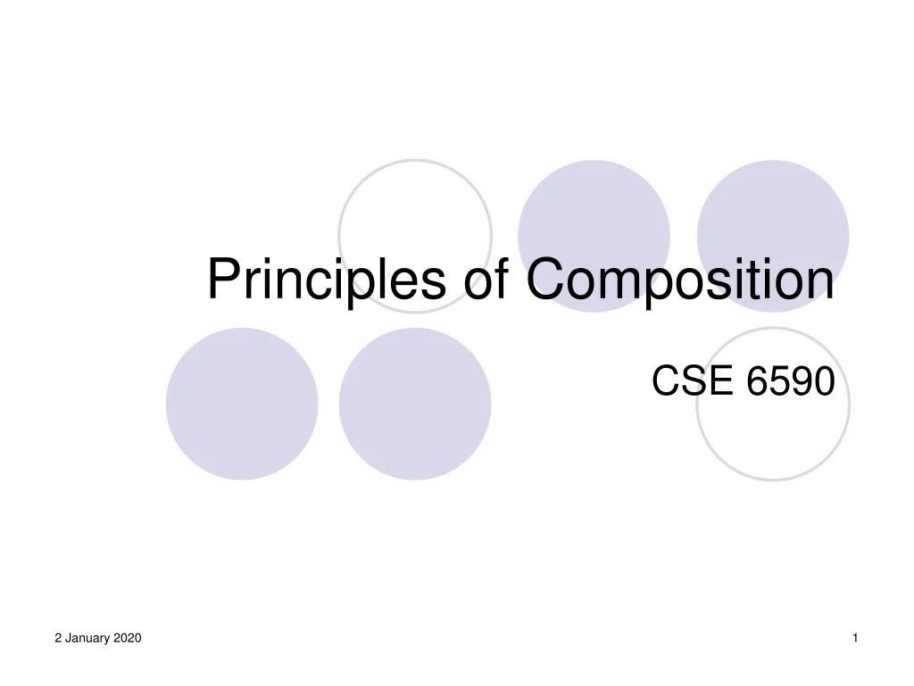 PPT - Principles of Composition PowerPoint Presentation, free download ...