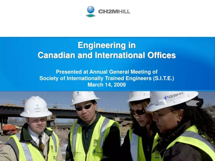 engineering in canadian and international offices