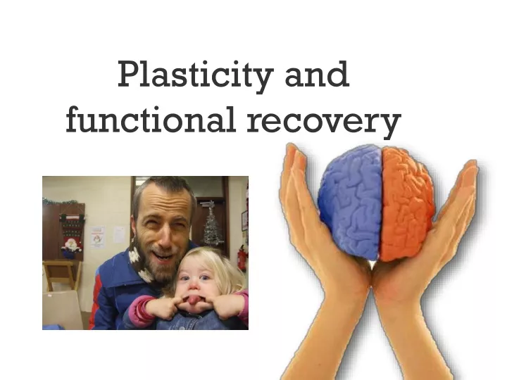 plasticity and functional recovery