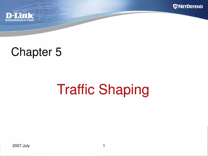 chapter 5 traffic shaping