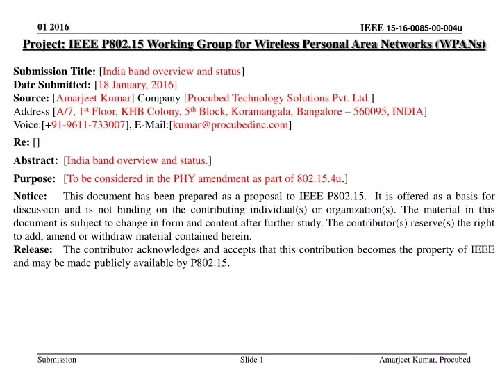 project ieee p802 15 working group for wireless