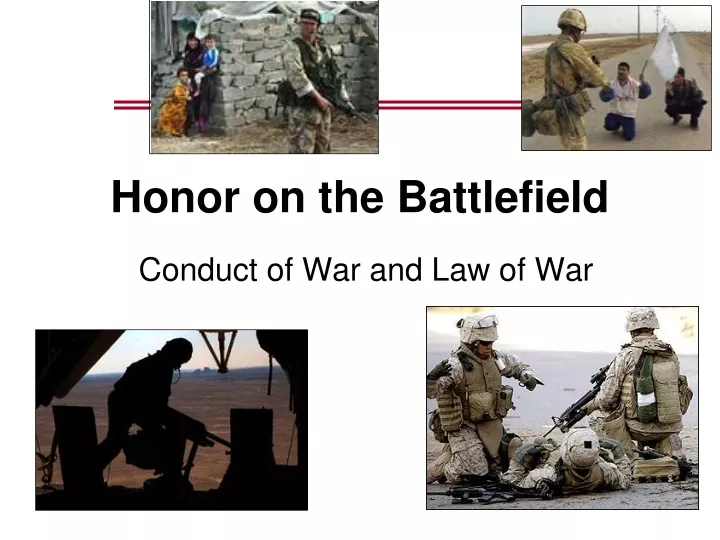honor on the battlefield