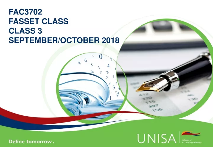 fac3702 fasset class class 3 september october 2018