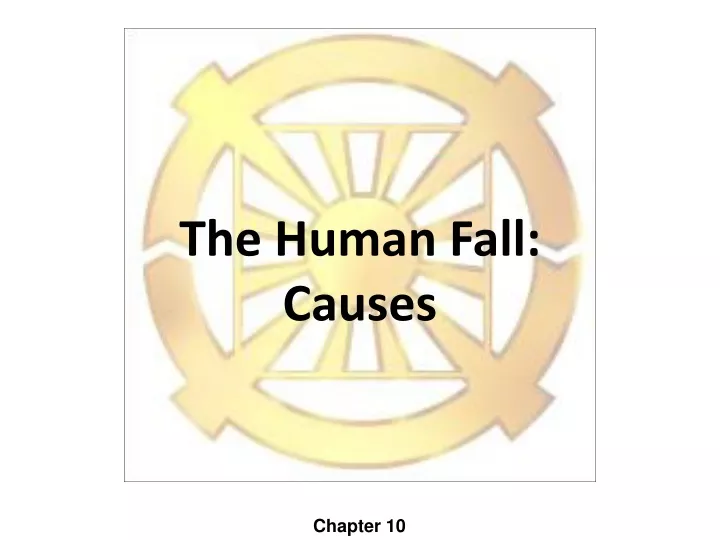 the human fall causes