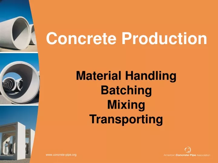 concrete production