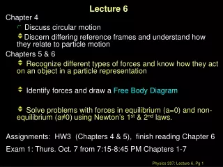 Lecture 6